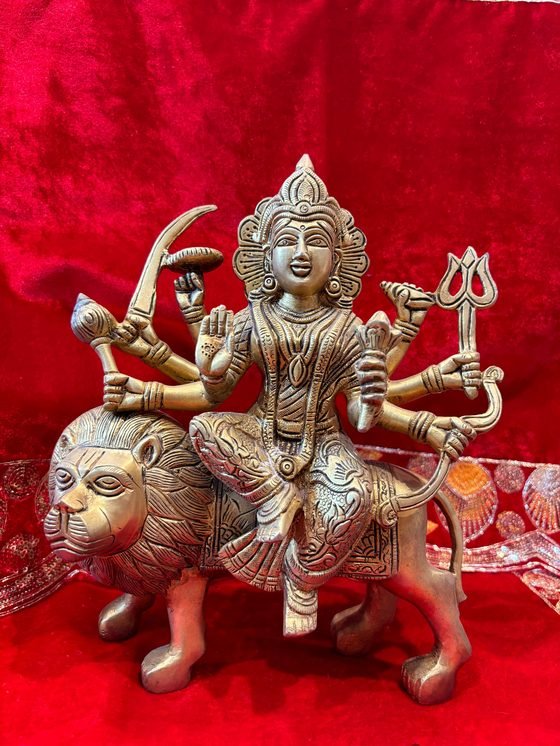 Durga Maa Brass Murti